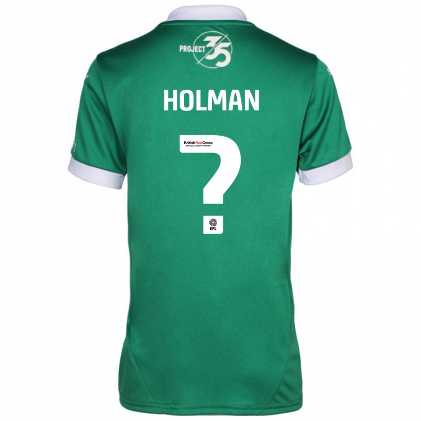 Kinder Daniel Holman #0 Grün Weiß Heimtrikot Trikot 2024/25 T-Shirt Österreich