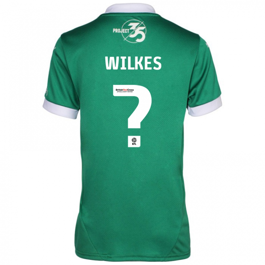 Kinder Finley Wilkes #0 Grün Weiß Heimtrikot Trikot 2024/25 T-Shirt Österreich