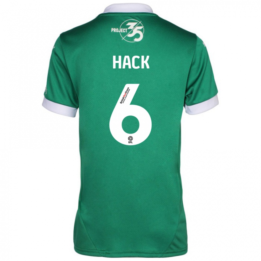 Kinder Lucy Hack #6 Grün Weiß Heimtrikot Trikot 2024/25 T-Shirt Österreich