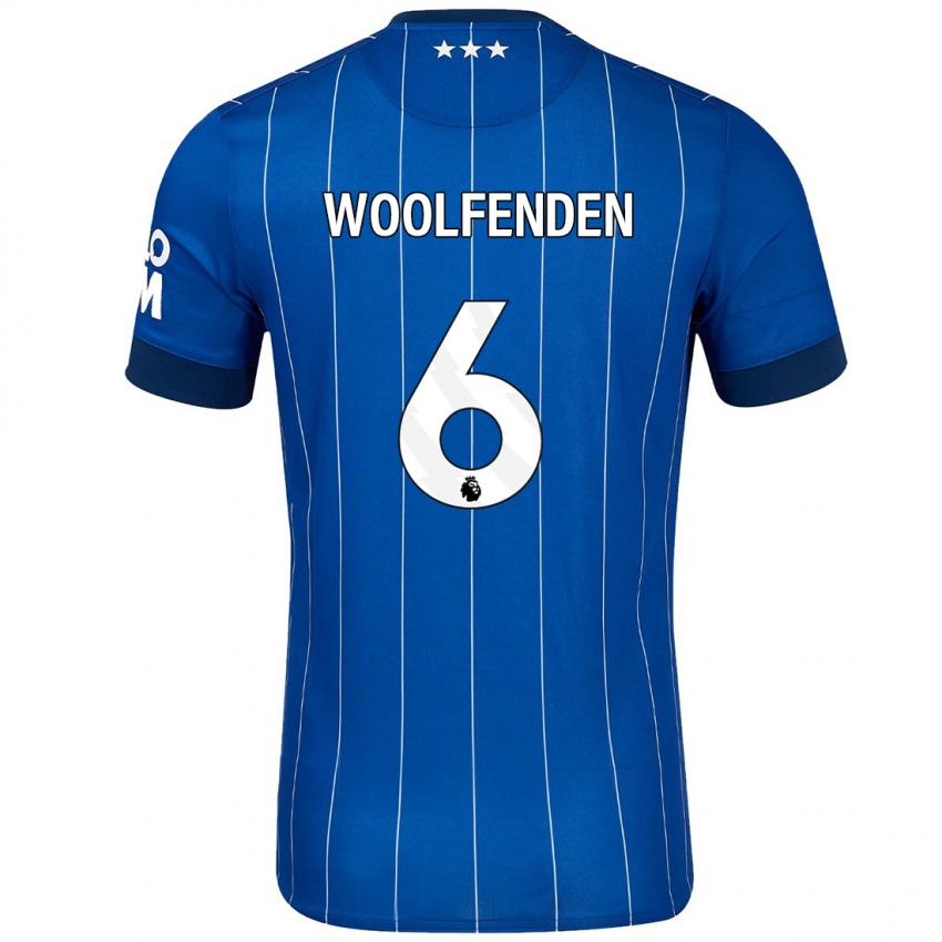 Kinder Luke Woolfenden #6 Marineblau Heimtrikot Trikot 2024/25 T-Shirt Österreich