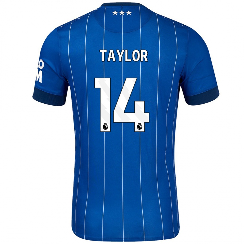 Kinder Jack Taylor #14 Marineblau Heimtrikot Trikot 2024/25 T-Shirt Österreich