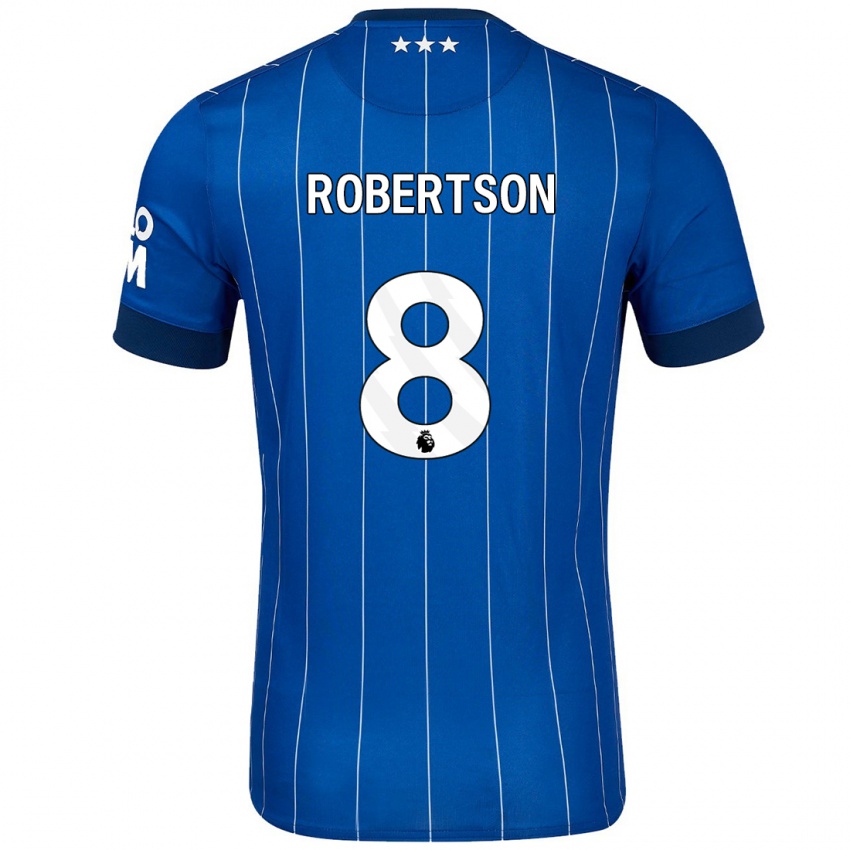 Kinder Kyra Robertson #8 Marineblau Heimtrikot Trikot 2024/25 T-Shirt Österreich