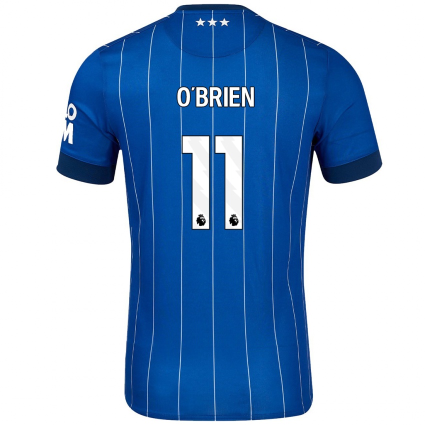 Kinder Lucy O'brien #11 Marineblau Heimtrikot Trikot 2024/25 T-Shirt Österreich