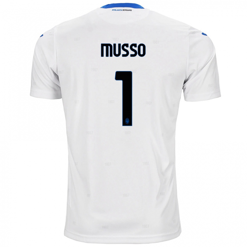 Kinder Juan Musso #1 Weiß Auswärtstrikot Trikot 2024/25 T-Shirt Österreich