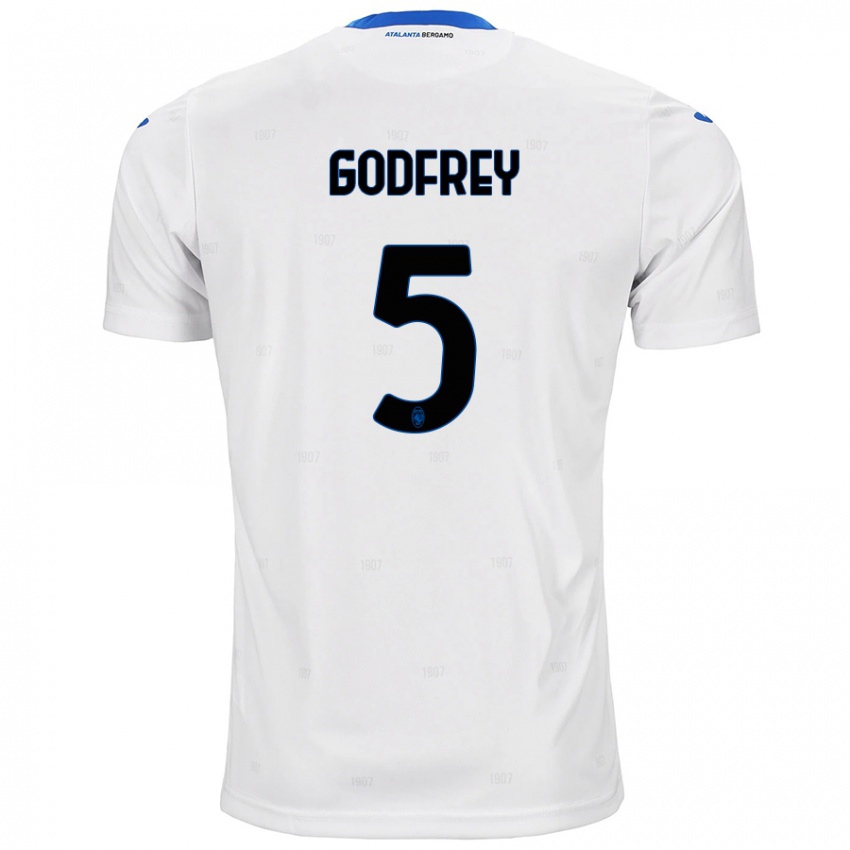 Kinder Ben Godfrey #5 Weiß Auswärtstrikot Trikot 2024/25 T-Shirt Österreich