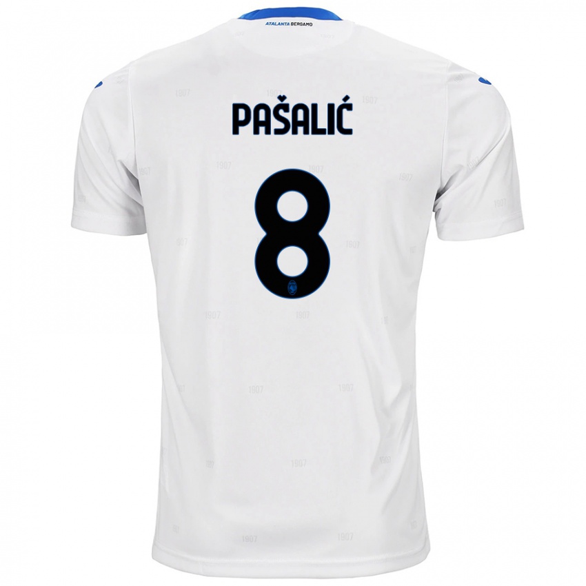 Kinder Mario Pasalic #8 Weiß Auswärtstrikot Trikot 2024/25 T-Shirt Österreich