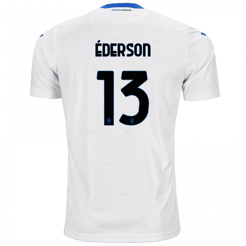 Kinder Ederson #13 Weiß Auswärtstrikot Trikot 2024/25 T-Shirt Österreich