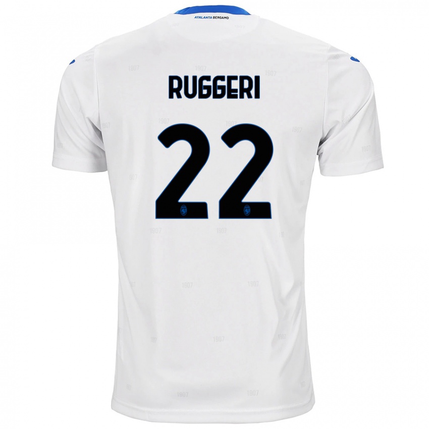 Kinder Matteo Ruggeri #22 Weiß Auswärtstrikot Trikot 2024/25 T-Shirt Österreich