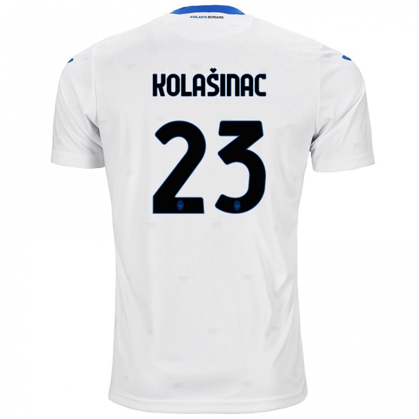 Kinder Sead Kolasinac #23 Weiß Auswärtstrikot Trikot 2024/25 T-Shirt Österreich