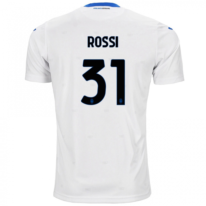 Kinder Francesco Rossi #31 Weiß Auswärtstrikot Trikot 2024/25 T-Shirt Österreich