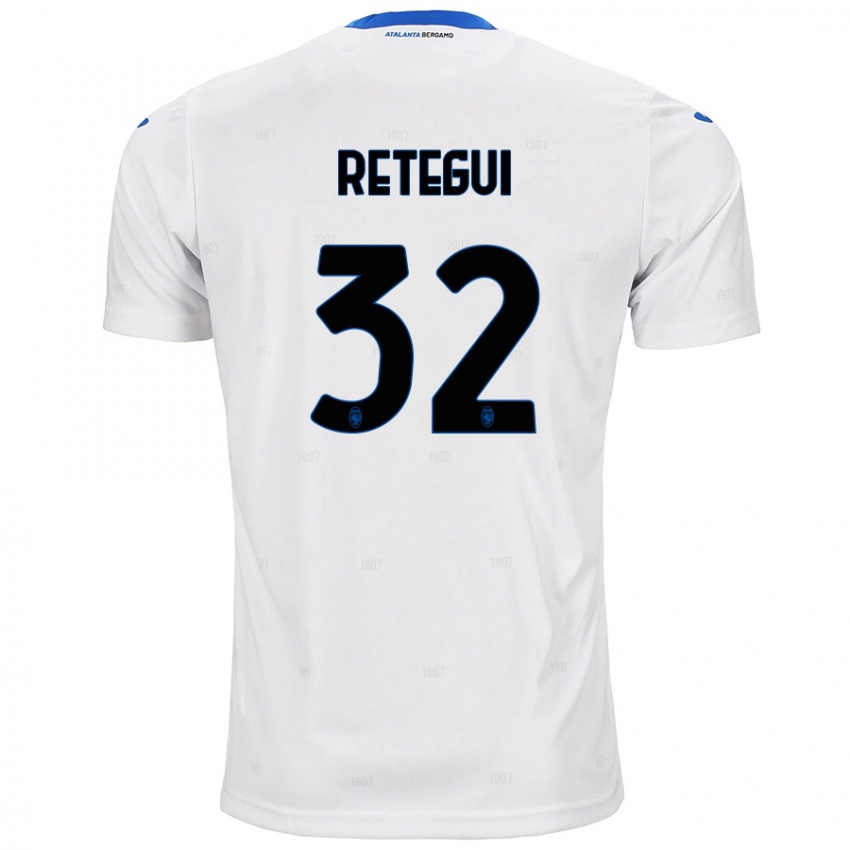 Kinder Mateo Retegui #32 Weiß Auswärtstrikot Trikot 2024/25 T-Shirt Österreich