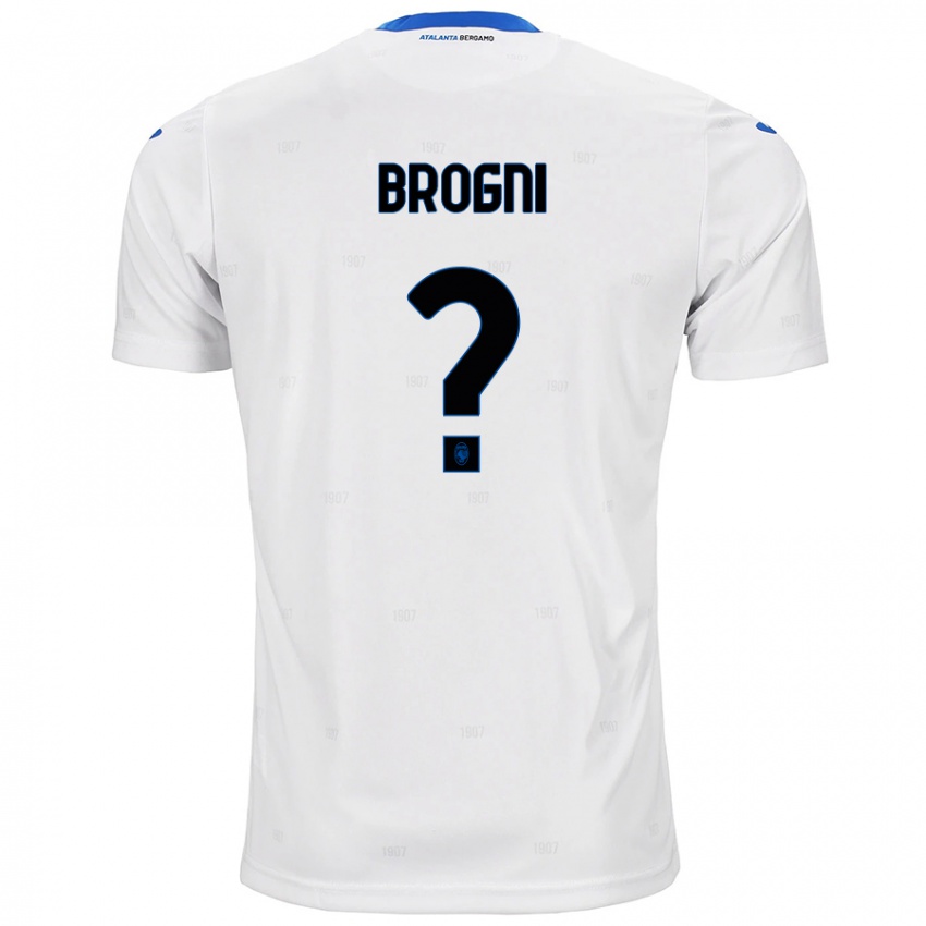 Kinder Giorgio Brogni #0 Weiß Auswärtstrikot Trikot 2024/25 T-Shirt Österreich