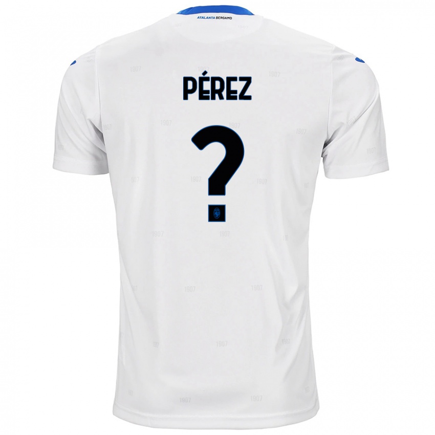 Kinder David Pérez #0 Weiß Auswärtstrikot Trikot 2024/25 T-Shirt Österreich