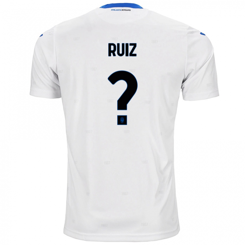 Kinder Gerard Ruiz #0 Weiß Auswärtstrikot Trikot 2024/25 T-Shirt Österreich