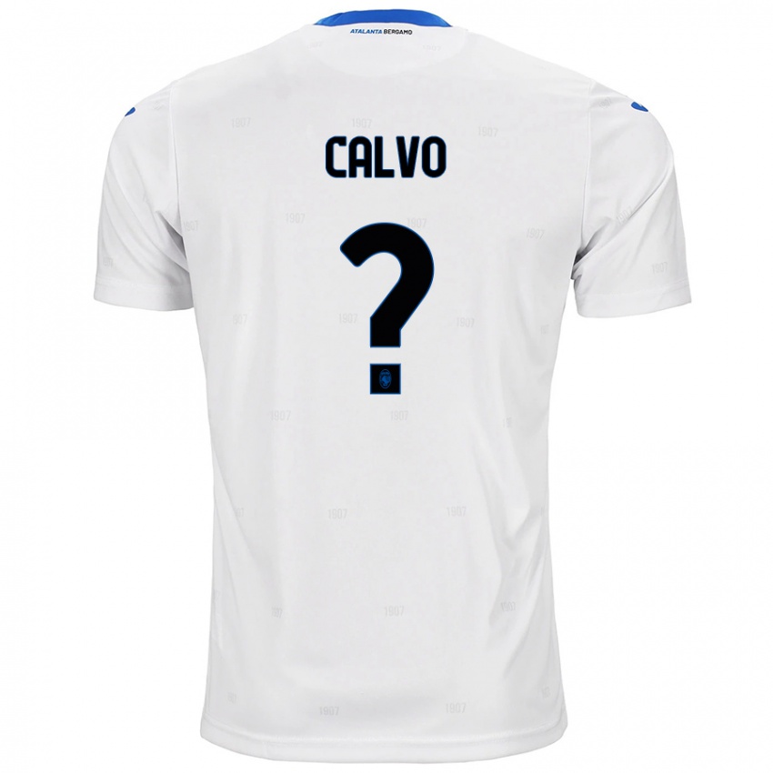 Kinder Filippo Calvo #0 Weiß Auswärtstrikot Trikot 2024/25 T-Shirt Österreich