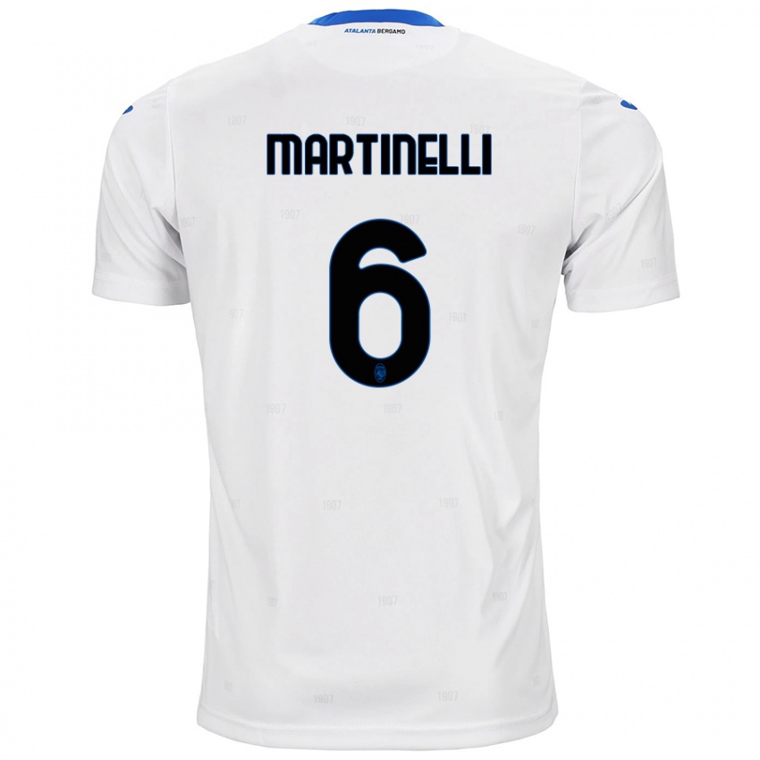 Kinder Gabriel Martinelli #6 Weiß Auswärtstrikot Trikot 2024/25 T-Shirt Österreich