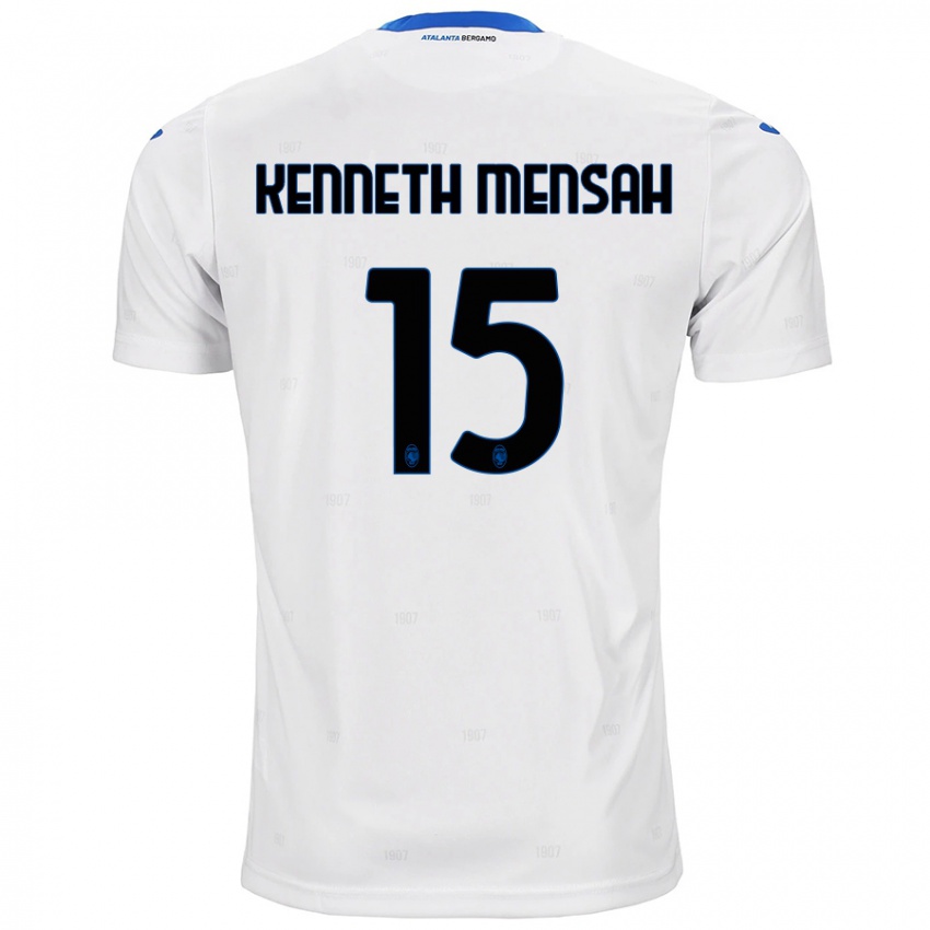 Kinder Anthony Kenneth Mensah #15 Weiß Auswärtstrikot Trikot 2024/25 T-Shirt Österreich