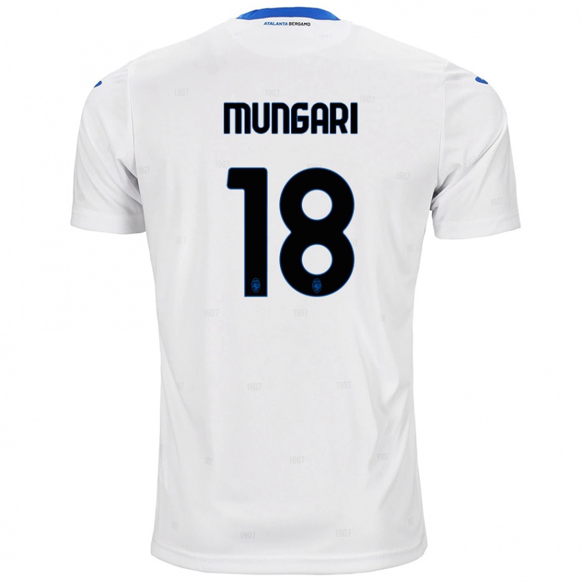 Kinder Giuseppe Mungari #18 Weiß Auswärtstrikot Trikot 2024/25 T-Shirt Österreich