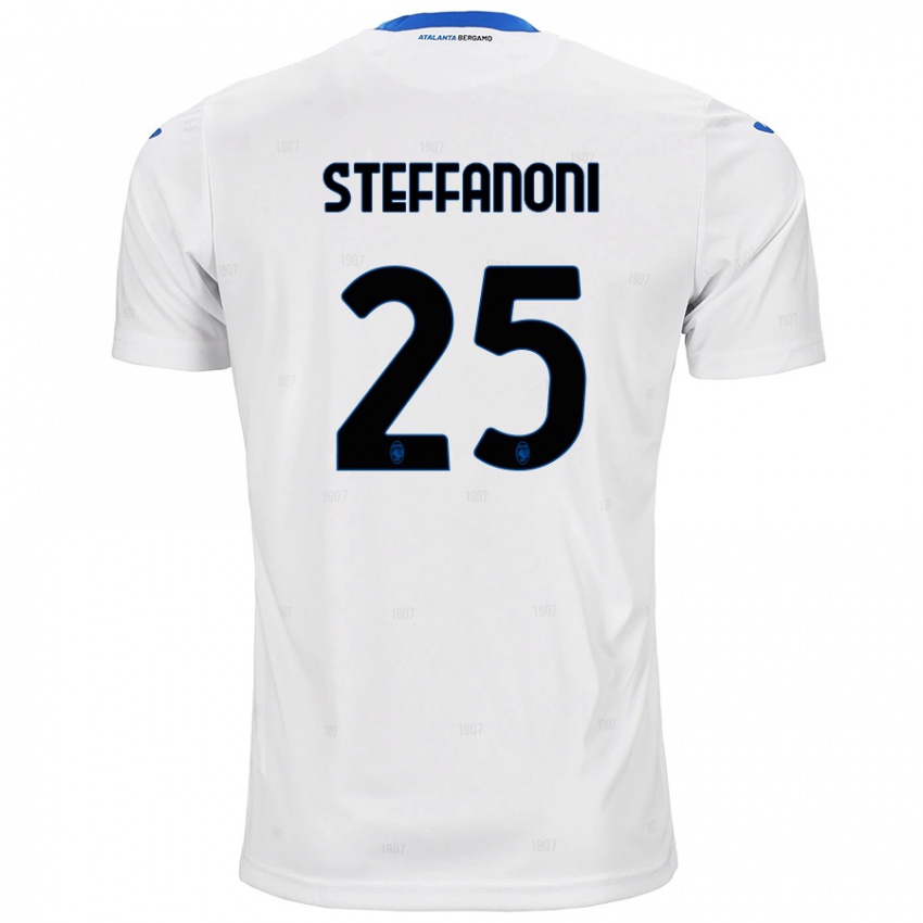 Kinder Federico Steffanoni #25 Weiß Auswärtstrikot Trikot 2024/25 T-Shirt Österreich