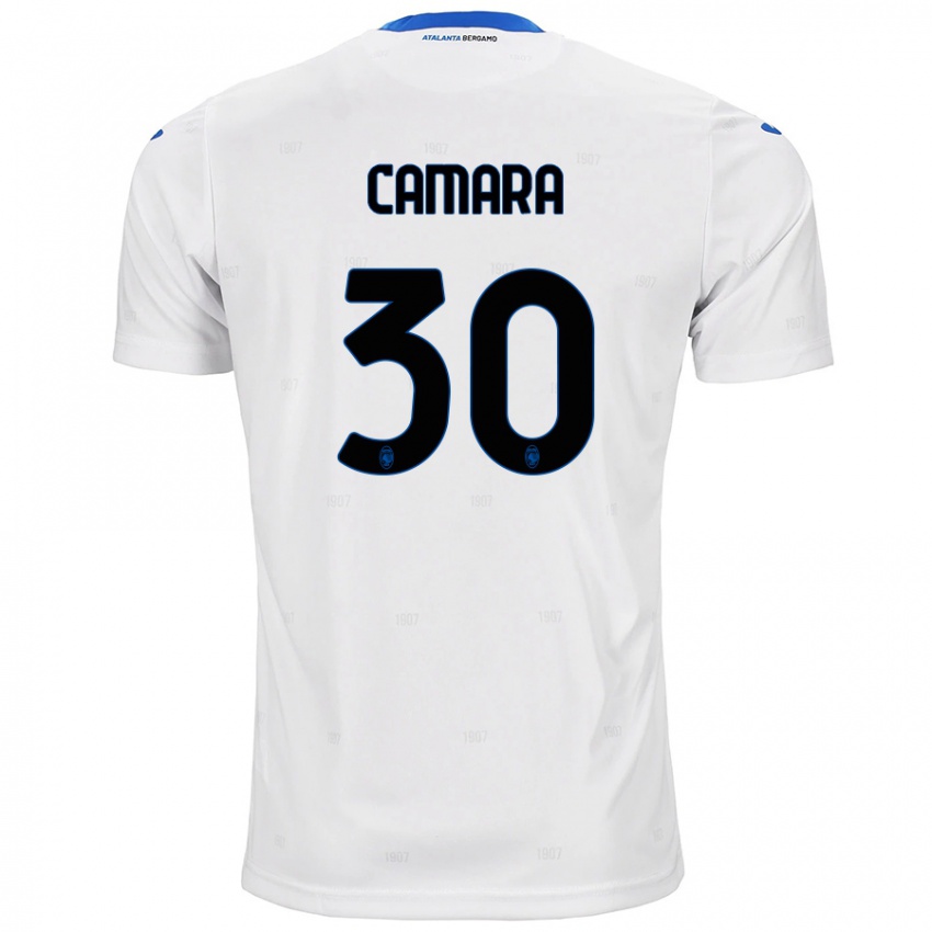 Kinder Henry Camara #30 Weiß Auswärtstrikot Trikot 2024/25 T-Shirt Österreich