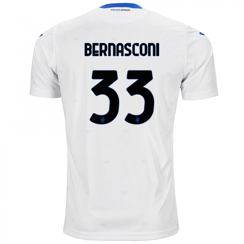 Kinder Lorenzo Bernasconi #33 Weiß Auswärtstrikot Trikot 2024/25 T-Shirt Österreich