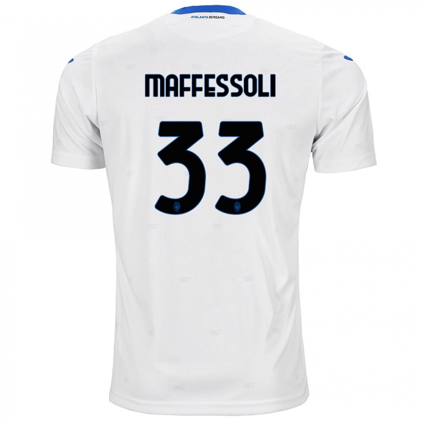 Kinder Manuel Maffessoli #33 Weiß Auswärtstrikot Trikot 2024/25 T-Shirt Österreich