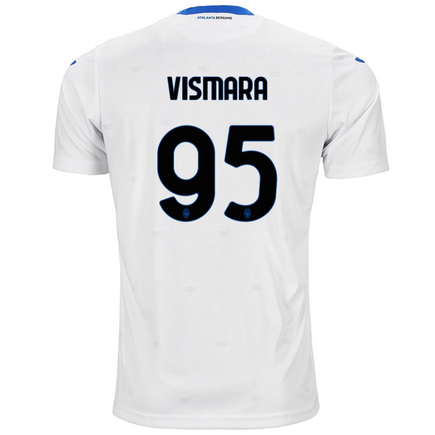 Kinder Paolo Vismara #95 Weiß Auswärtstrikot Trikot 2024/25 T-Shirt Österreich