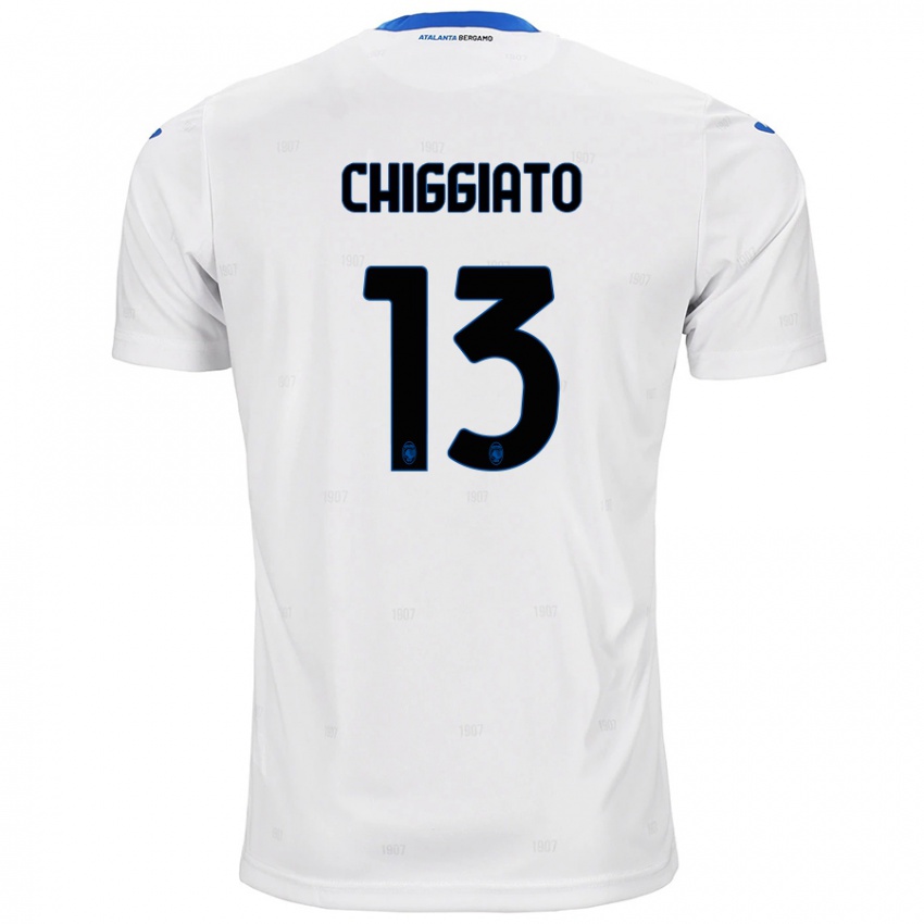 Kinder Gabriele Chiggiato #13 Weiß Auswärtstrikot Trikot 2024/25 T-Shirt Österreich