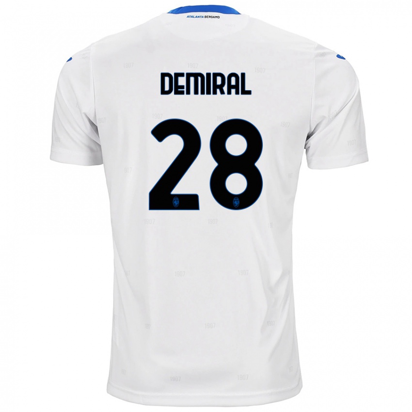 Kinder Merih Demiral #28 Weiß Auswärtstrikot Trikot 2024/25 T-Shirt Österreich