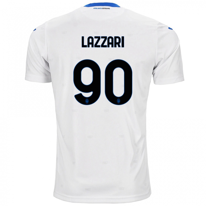 Kinder Ilaria Lazzari #90 Weiß Auswärtstrikot Trikot 2024/25 T-Shirt Österreich