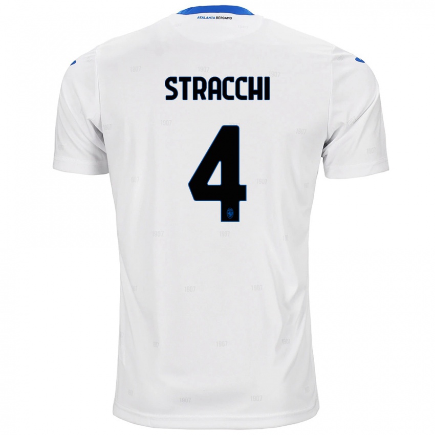 Kinder Daniela Stracchi #4 Weiß Auswärtstrikot Trikot 2024/25 T-Shirt Österreich