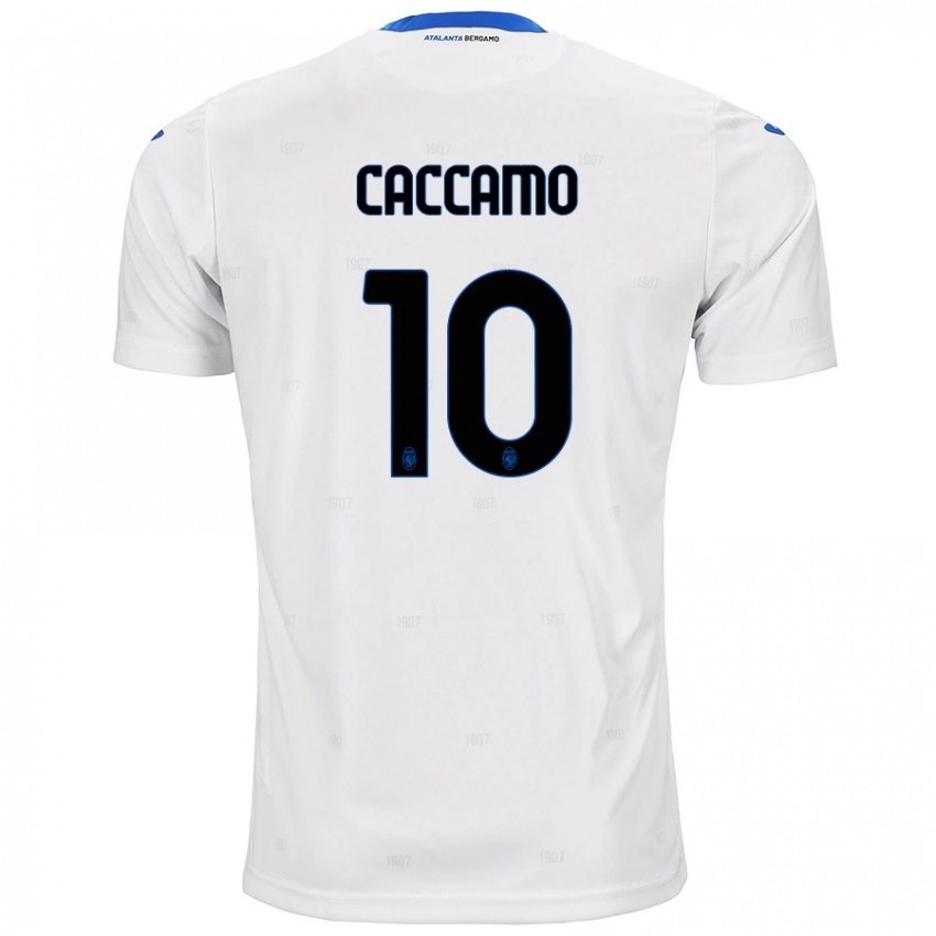 Kinder Patrizia Caccamo #10 Weiß Auswärtstrikot Trikot 2024/25 T-Shirt Österreich