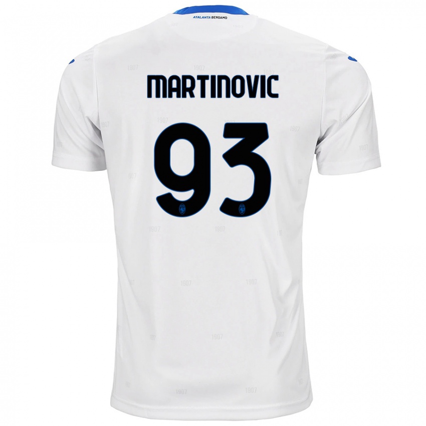 Kinder Melania Martinovic #93 Weiß Auswärtstrikot Trikot 2024/25 T-Shirt Österreich