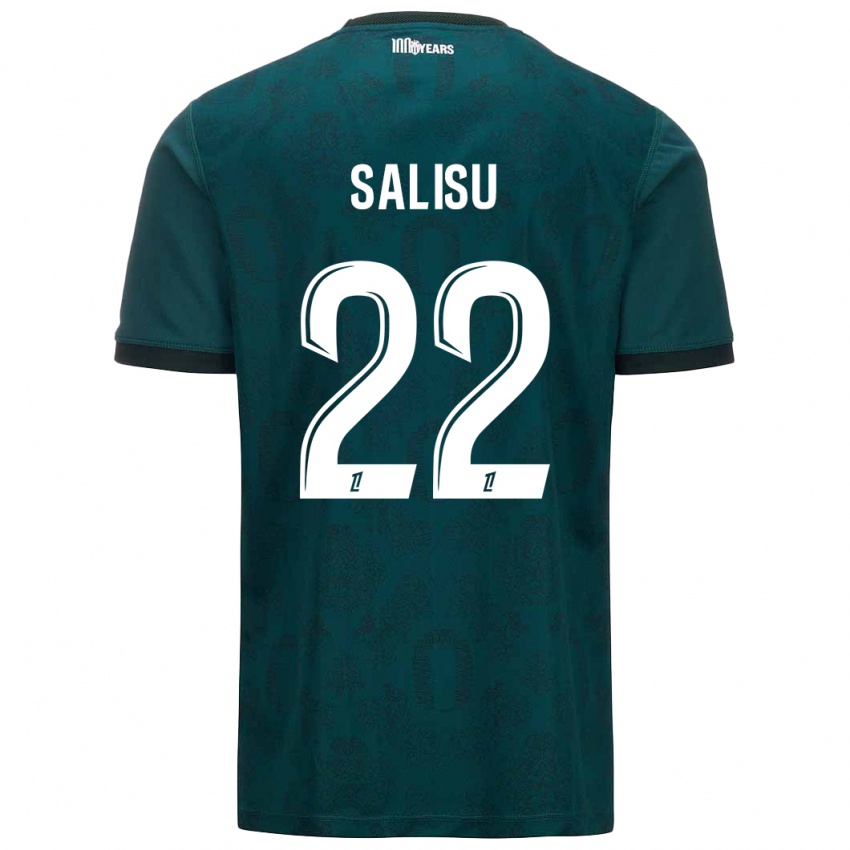 Kinder Mohammed Salisu #22 Dunkelgrün Auswärtstrikot Trikot 2024/25 T-Shirt Österreich