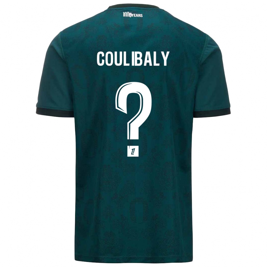 Kinder Mamadou Coulibaly #0 Dunkelgrün Auswärtstrikot Trikot 2024/25 T-Shirt Österreich