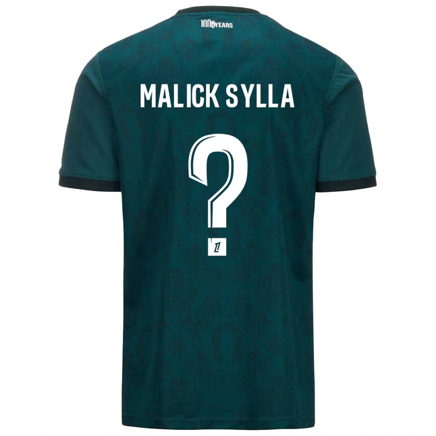 Kinder Malick Sylla #0 Dunkelgrün Auswärtstrikot Trikot 2024/25 T-Shirt Österreich