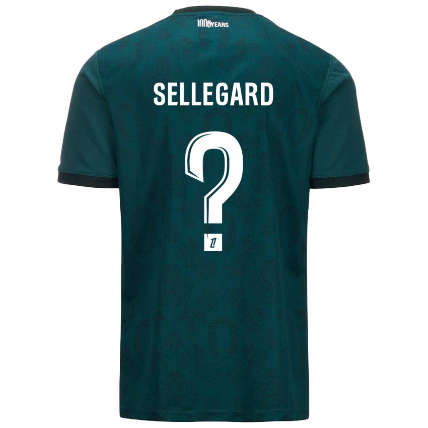 Kinder Alexander Sellegard #0 Dunkelgrün Auswärtstrikot Trikot 2024/25 T-Shirt Österreich