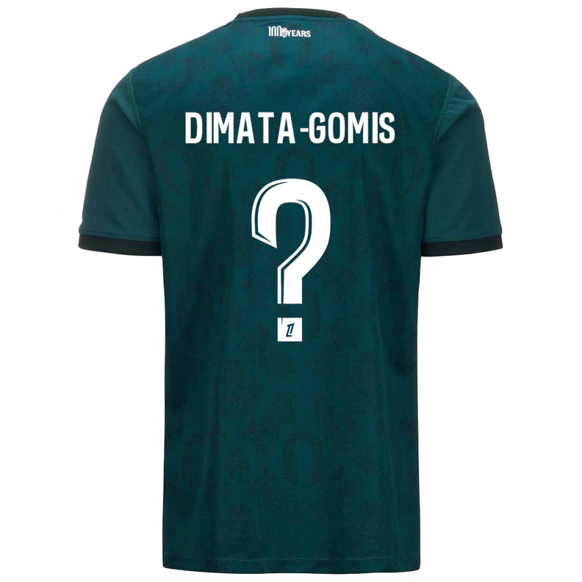 Kinder Kamron Dimata-Gomis #0 Dunkelgrün Auswärtstrikot Trikot 2024/25 T-Shirt Österreich