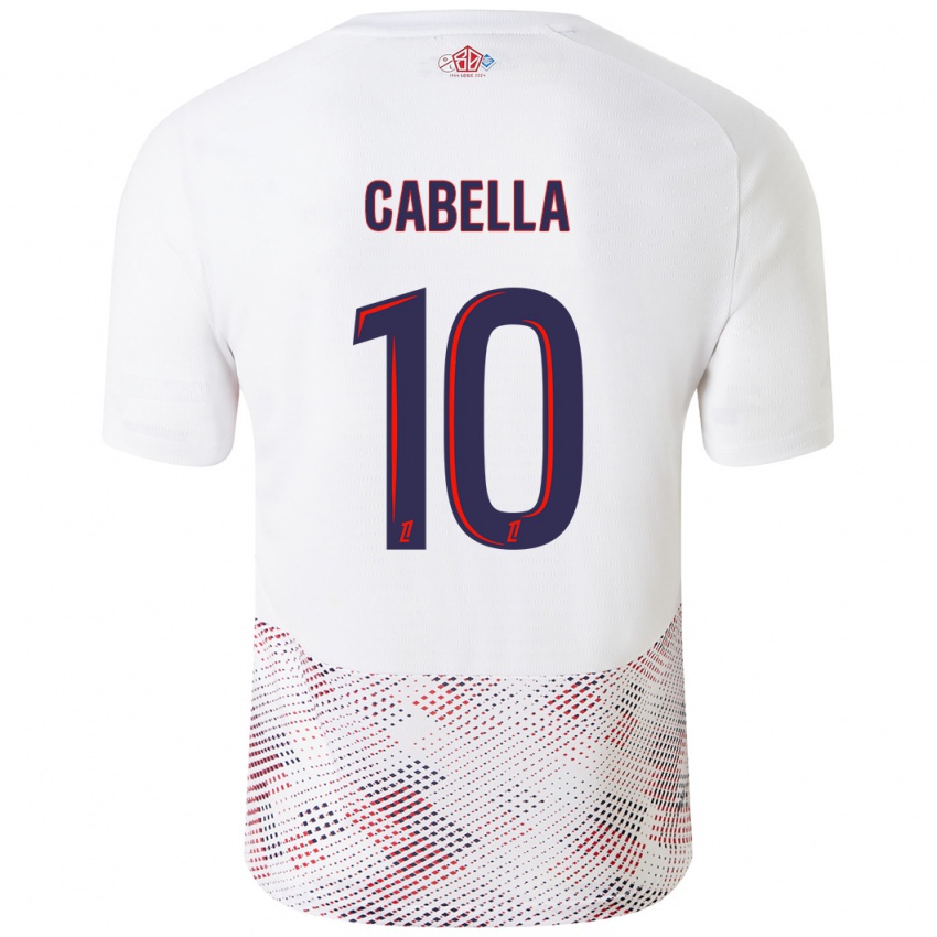 Kinder Rémy Cabella #10 Weiß Königsblau Auswärtstrikot Trikot 2024/25 T-Shirt Österreich