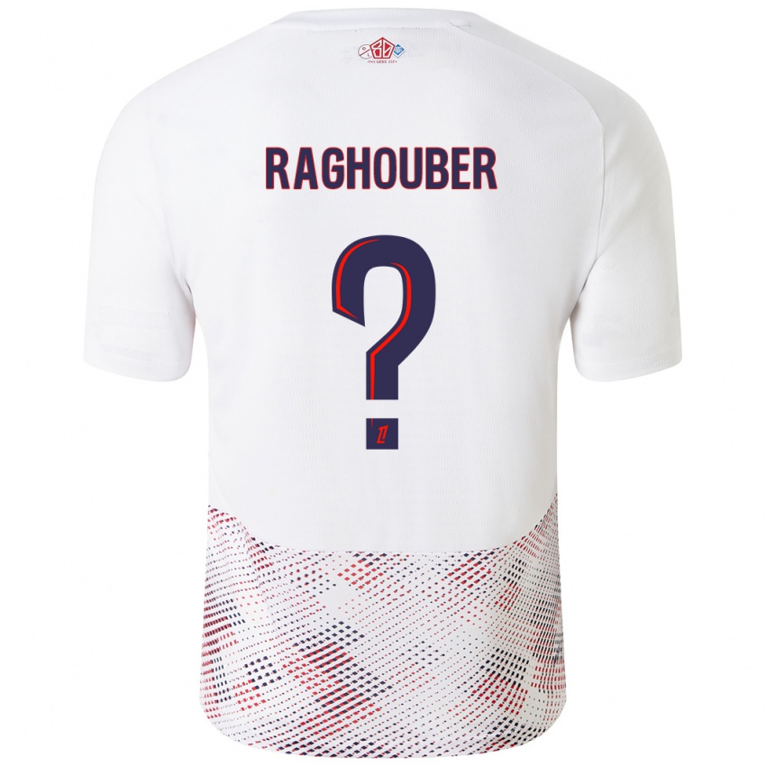 Kinder Ugo Raghouber #0 Weiß Königsblau Auswärtstrikot Trikot 2024/25 T-Shirt Österreich