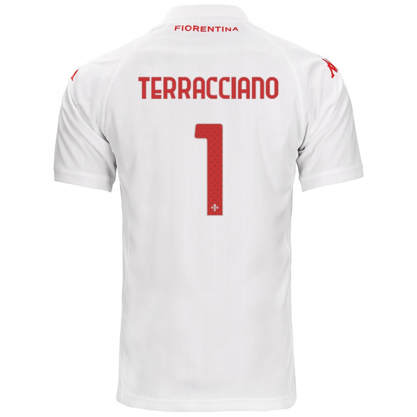 Kinder Pietro Terracciano #1 Weiß Auswärtstrikot Trikot 2024/25 T-Shirt Österreich