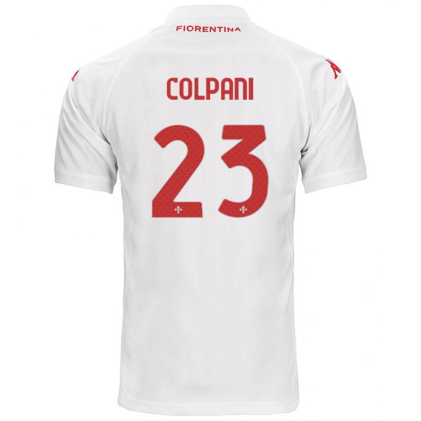 Kinder Andrea Colpani #23 Weiß Auswärtstrikot Trikot 2024/25 T-Shirt Österreich