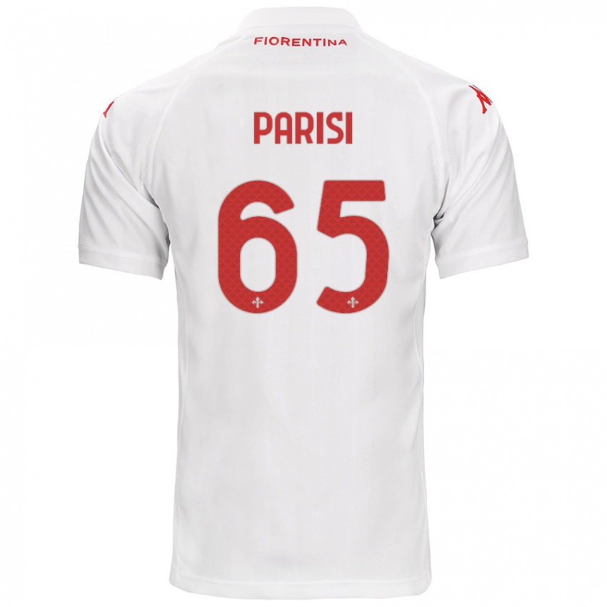 Kinder Fabiano Parisi #65 Weiß Auswärtstrikot Trikot 2024/25 T-Shirt Österreich