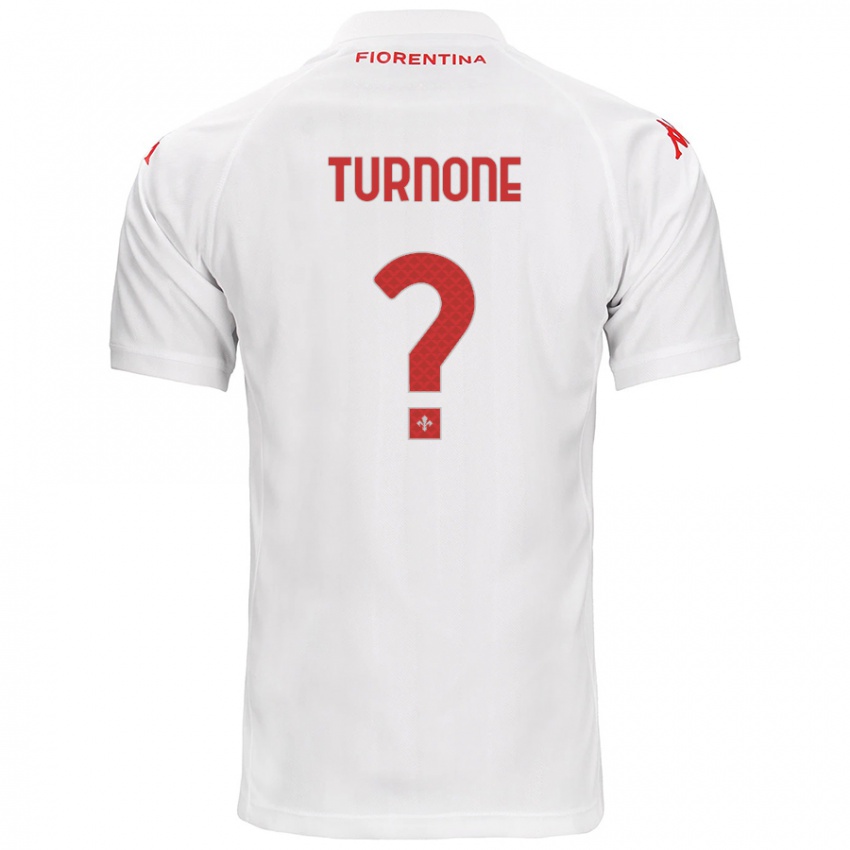 Kinder Niccolò Turnone #0 Weiß Auswärtstrikot Trikot 2024/25 T-Shirt Österreich