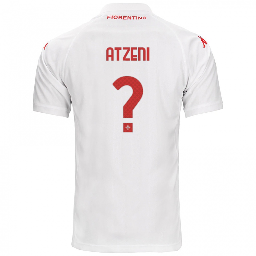 Kinder Davide Atzeni #0 Weiß Auswärtstrikot Trikot 2024/25 T-Shirt Österreich