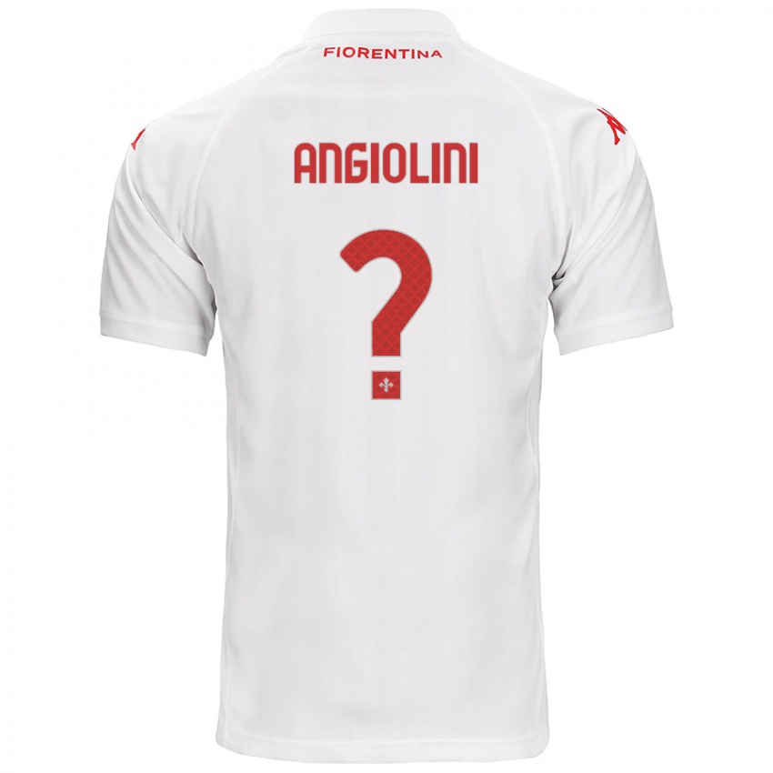 Kinder Gianmarco Angiolini #0 Weiß Auswärtstrikot Trikot 2024/25 T-Shirt Österreich