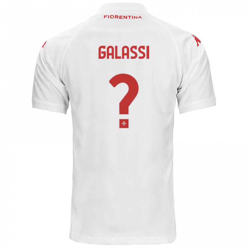 Kinder Andrea Galassi #0 Weiß Auswärtstrikot Trikot 2024/25 T-Shirt Österreich