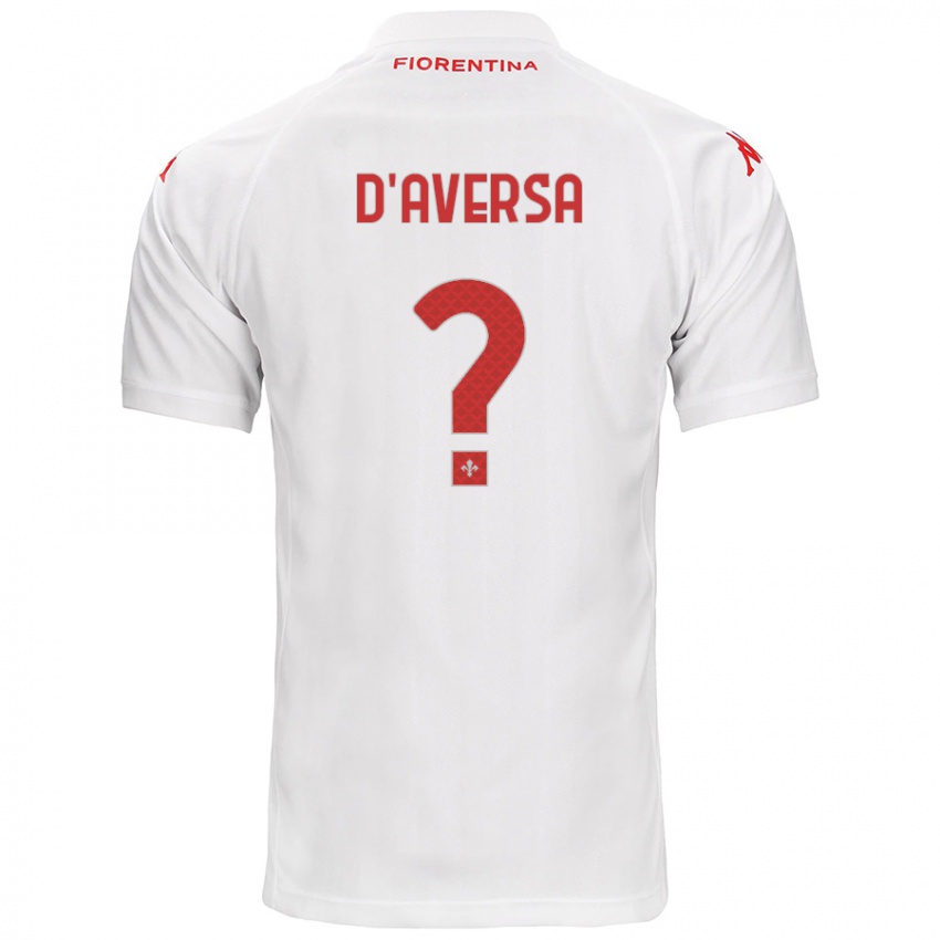 Kinder Simone D'aversa #0 Weiß Auswärtstrikot Trikot 2024/25 T-Shirt Österreich