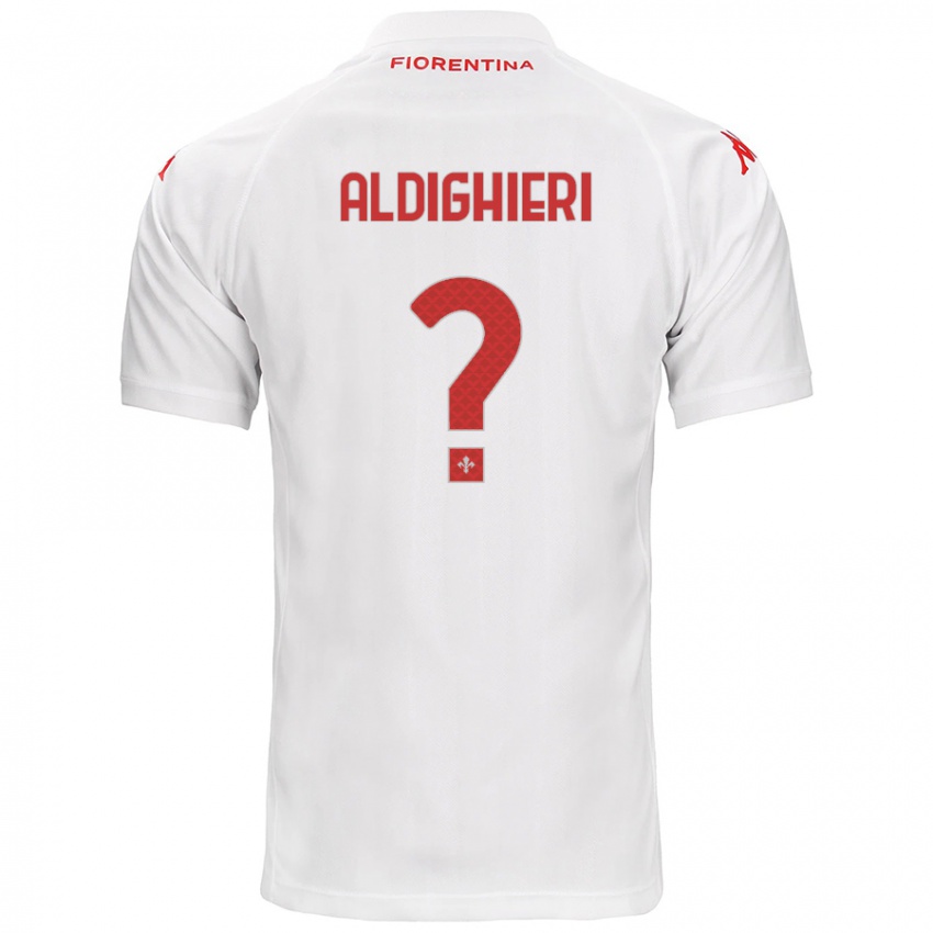 Kinder Benedetto Aldighieri #0 Weiß Auswärtstrikot Trikot 2024/25 T-Shirt Österreich