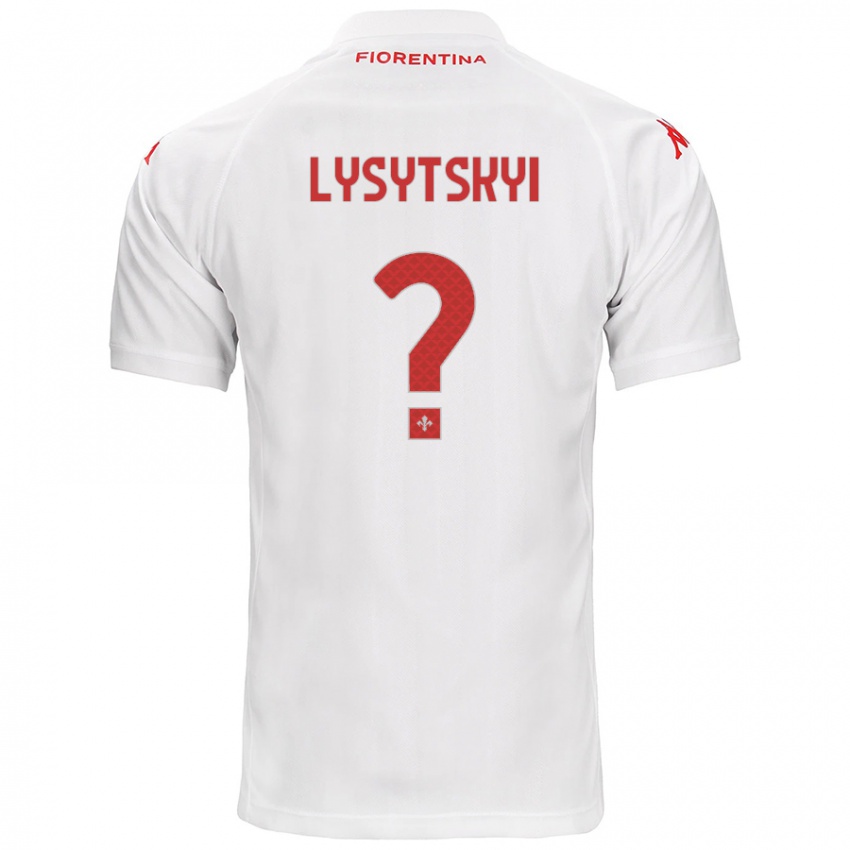 Kinder Andriy Lysytskyi #0 Weiß Auswärtstrikot Trikot 2024/25 T-Shirt Österreich